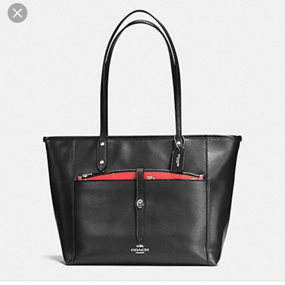 Coach City Tote with Sienna Rose Pouch